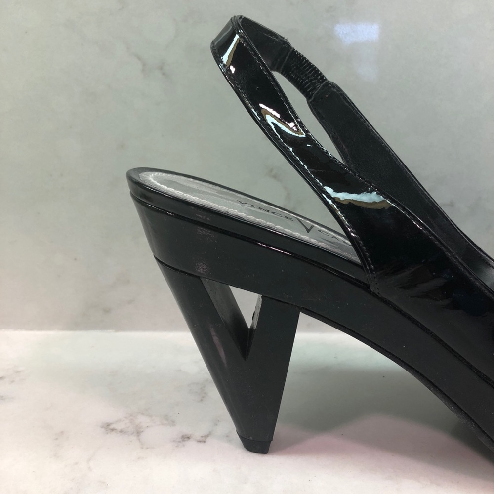 Vince Camuto Black Patent Leather Heels - Picture 4 of 7